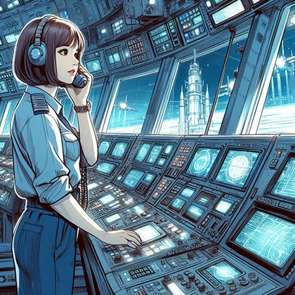 江口寿史風のタッチがすばらしい生成画像