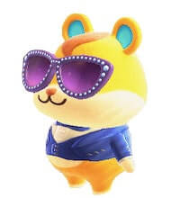 サングラスが似合うハムスケのおもてなしバージョン。パーティーの名MCのように、キラキラの衣装でキメてくれました。