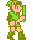 ゼルダのリンクドット画像gifアニメーション
