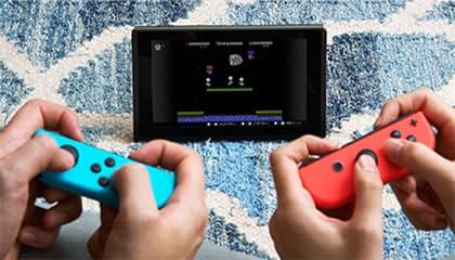 スイッチを2人で遊ぶ画像