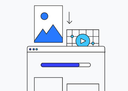 最適化されていない画像は読み込みに時間がかかるイメージ画像