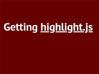 highlight.jsダウンロードサイトへのリンク